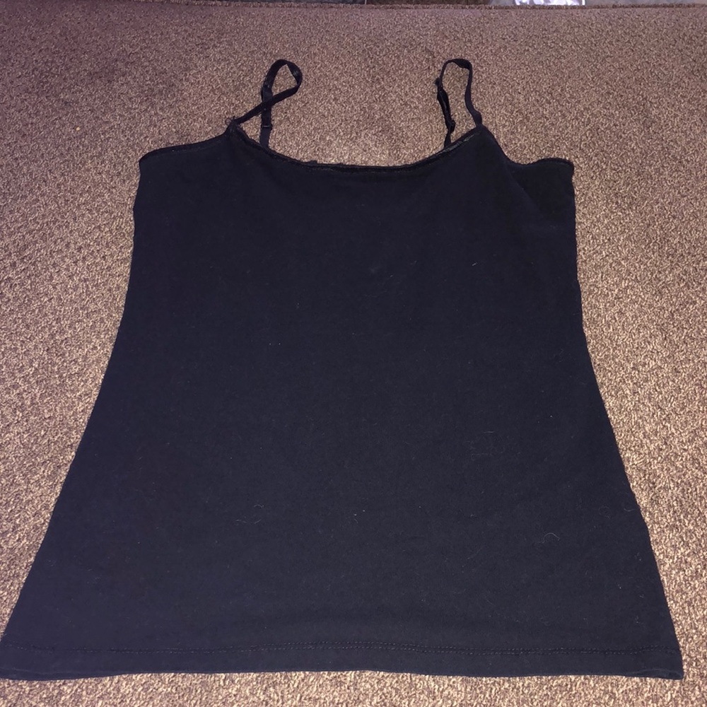 Black tank top